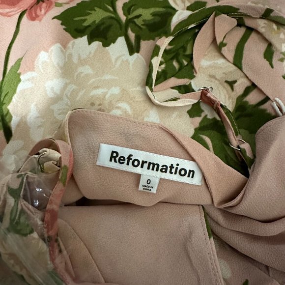 🌹SALE🌹Reformation Reya Dress in Rose Garden - Picture 11 of 16